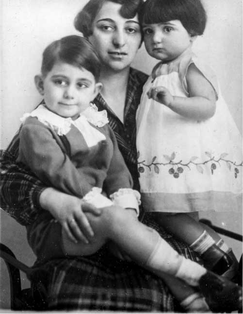Werner as a young child at the height of his familys wealth. Pictured here with his younger sister Jutta and their mother Regina