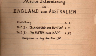 Günter Altmann's Internment in England and Australia, Part I: Blandford and Huyton