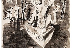Abstract in ink, 1941