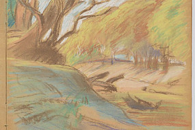 Sketch of Murrumbidgee River